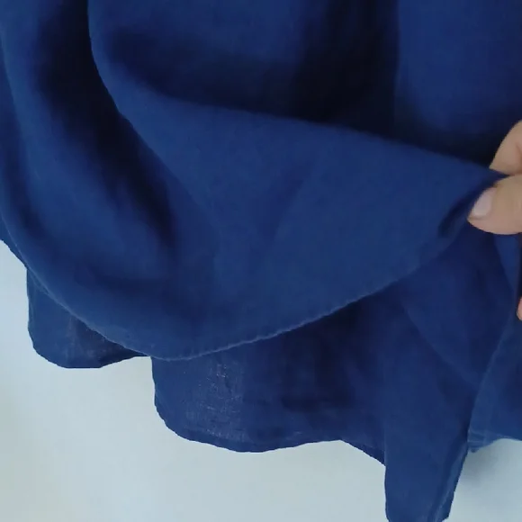 Vineyard Vines Deep Blue Linen Dress - Picture 5 of 9